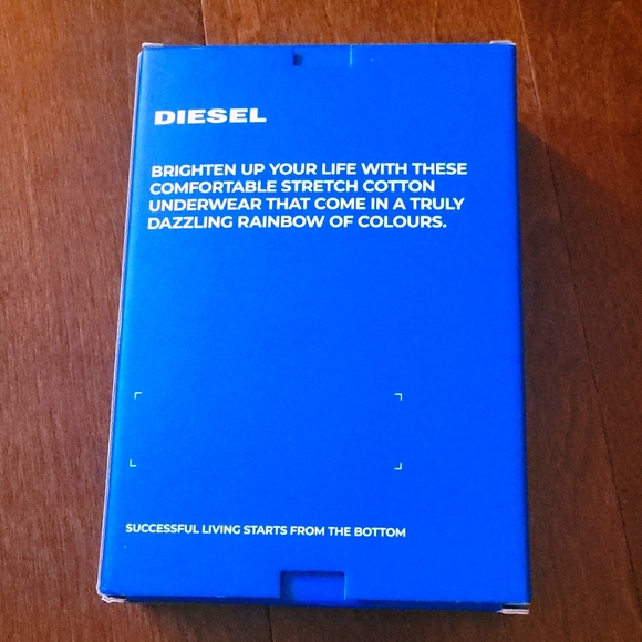 Men's Diesel Sebastian 3 Pack Cotton Stretch Boxer Brief Trunks - Picture 6 of 8